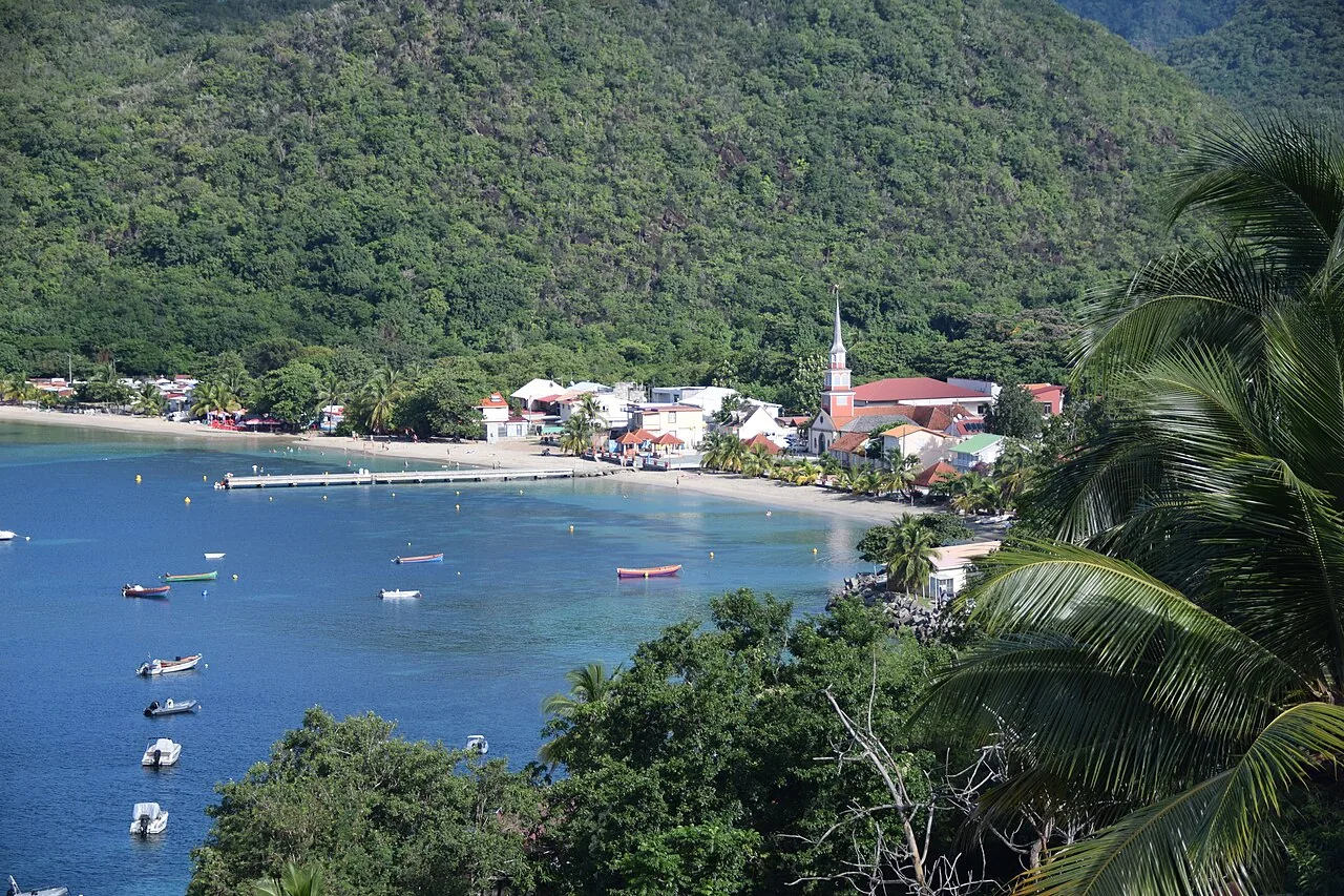 Vue sur Les Anses-d’Arlet, en Martinique