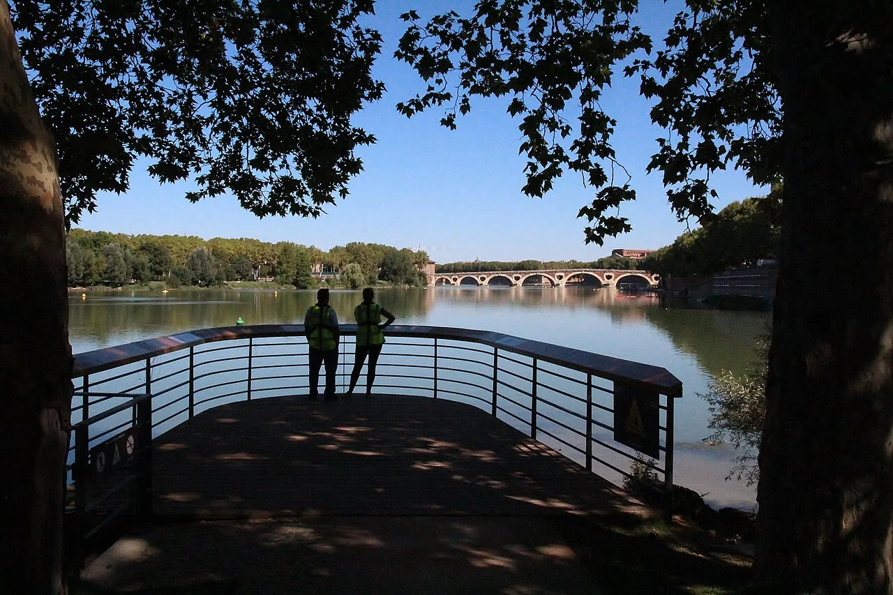 La Garonne et le Pont-Neuf à Toulouse