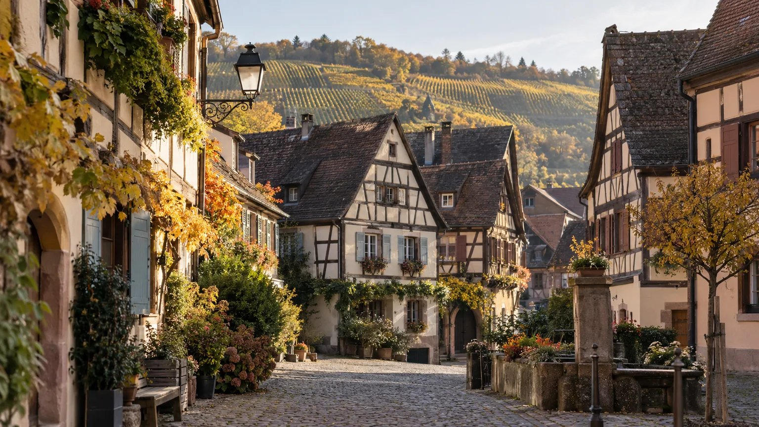 Illustration photographique IA d’un paysage inspiré de la région Grand Est