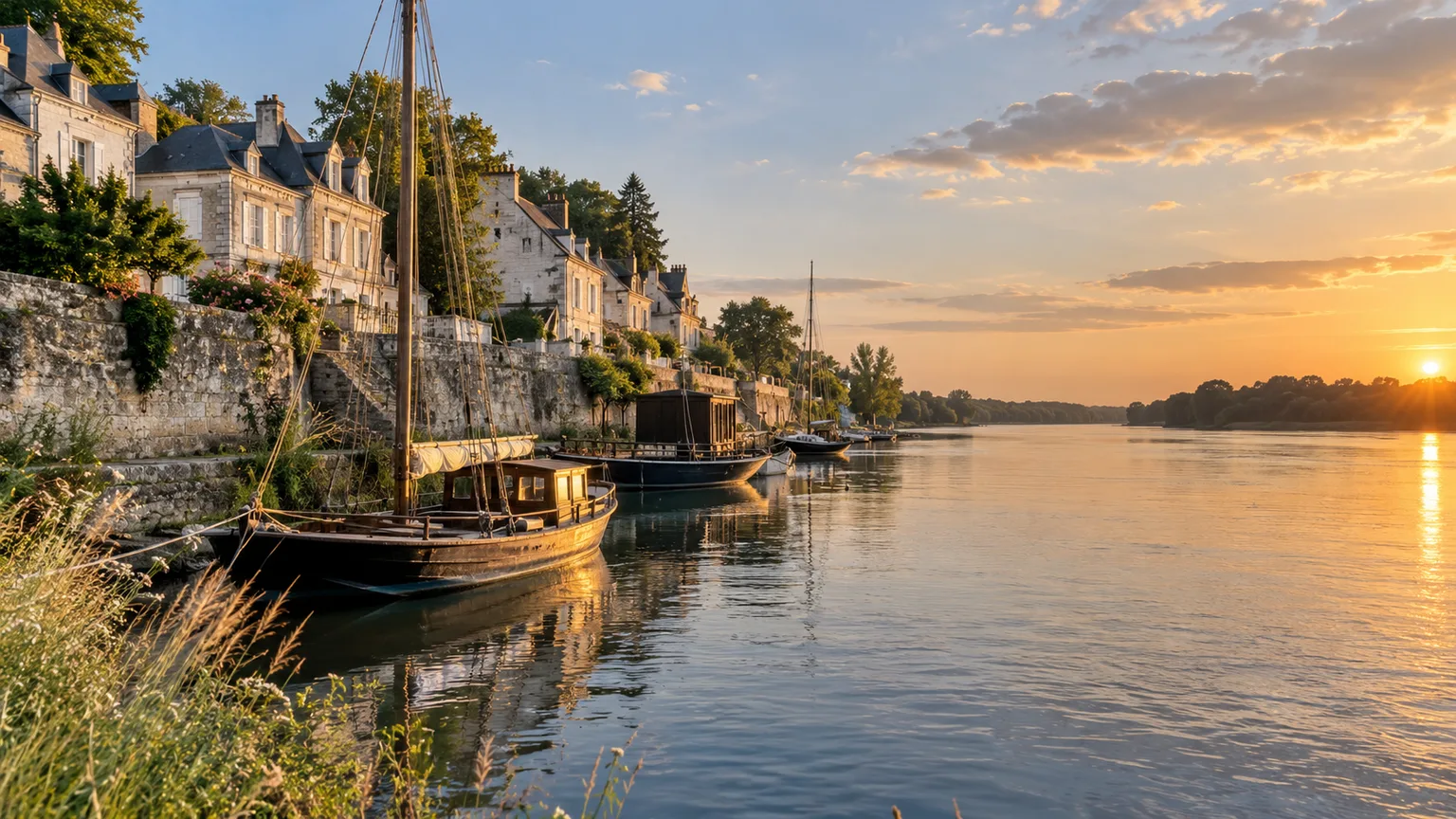 Illustration photographique IA d’un paysage inspiré de la région Pays de la Loire